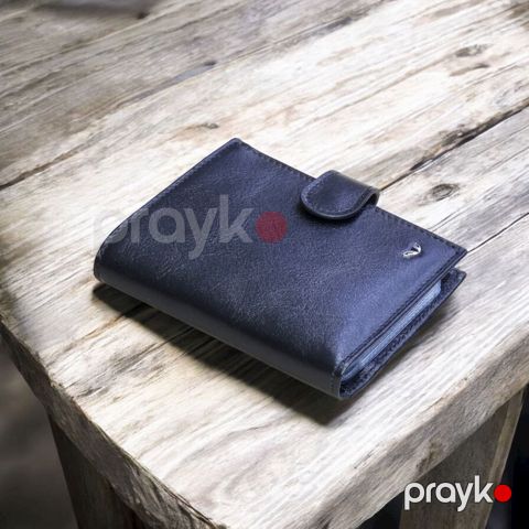 Dəri pulqabı kişilər üçün Tergan_1323_Black — Bakı