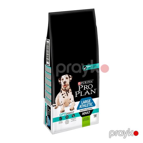 Quru yem Purina Pro Plan, həssas həzmi olan iri atletik cins itlər üçün, quzu əti və düyü ilə, 14 kq — Bakı