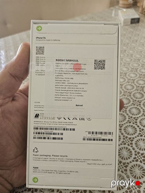 IPhone 17, 256 GB — Bakı