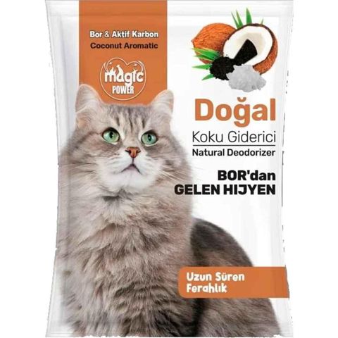 Hopdurucu doldurucu pişiklər üçün Coconut Magic Power Koku Giderici, 25 qr — Bakı