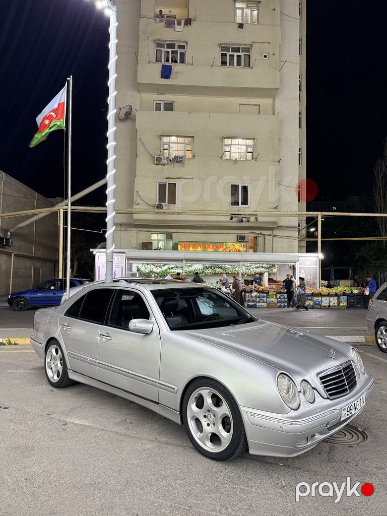 Mercedes E 240, 2.6 L, 2000 il, 327 000 km — Avtomobillər, Bakı (5)