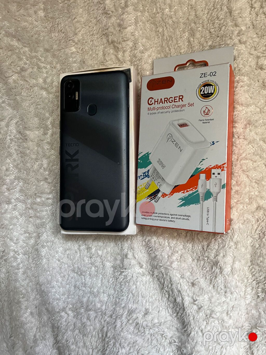 Tecno Spark 7, 32 GB, rəng - Qara, Sensor — Tecno, Bakı (2)