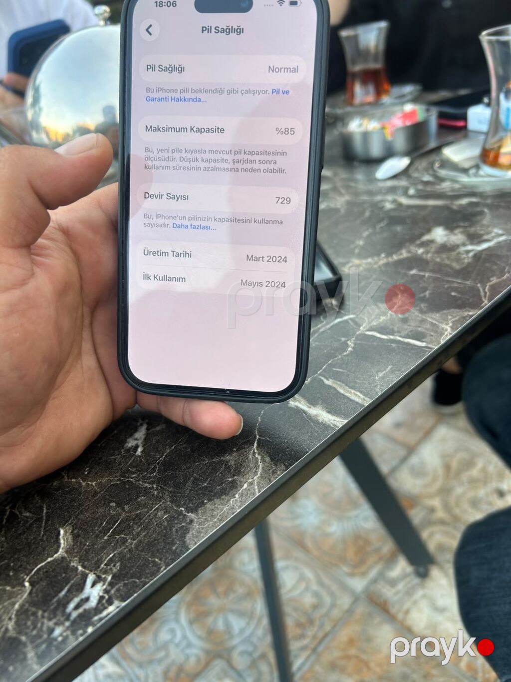 IPhone 15, 256 GB, Black Titanium, Simsiz şarj, Sənədlərlə — Apple iPhone, Bakı (2)
