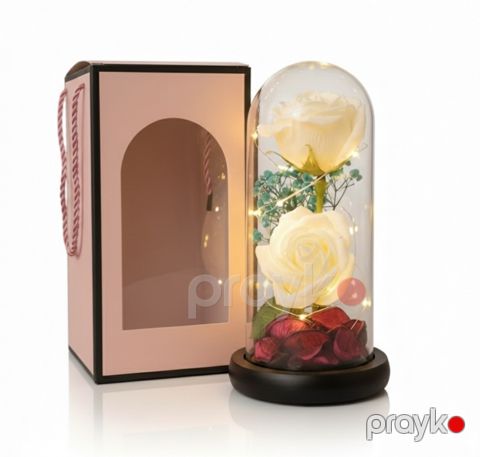 Suvenir White Serenity ws-599, şüşə, şəffaf/ağ — Bakı