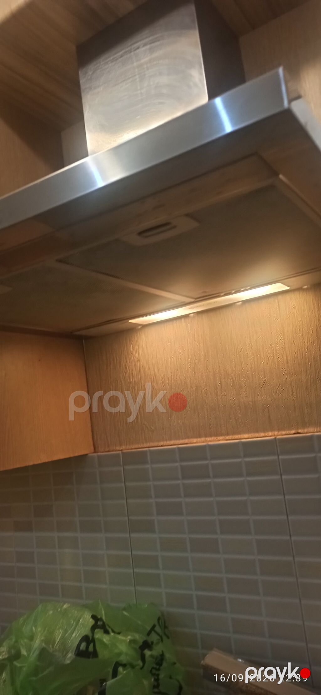 Prısma divar tipli mətbəx aspiratoru - Korpus: paslanmayan polad və — Mətbəx cixartma qapıları və aksesuarları, Bakı (3)