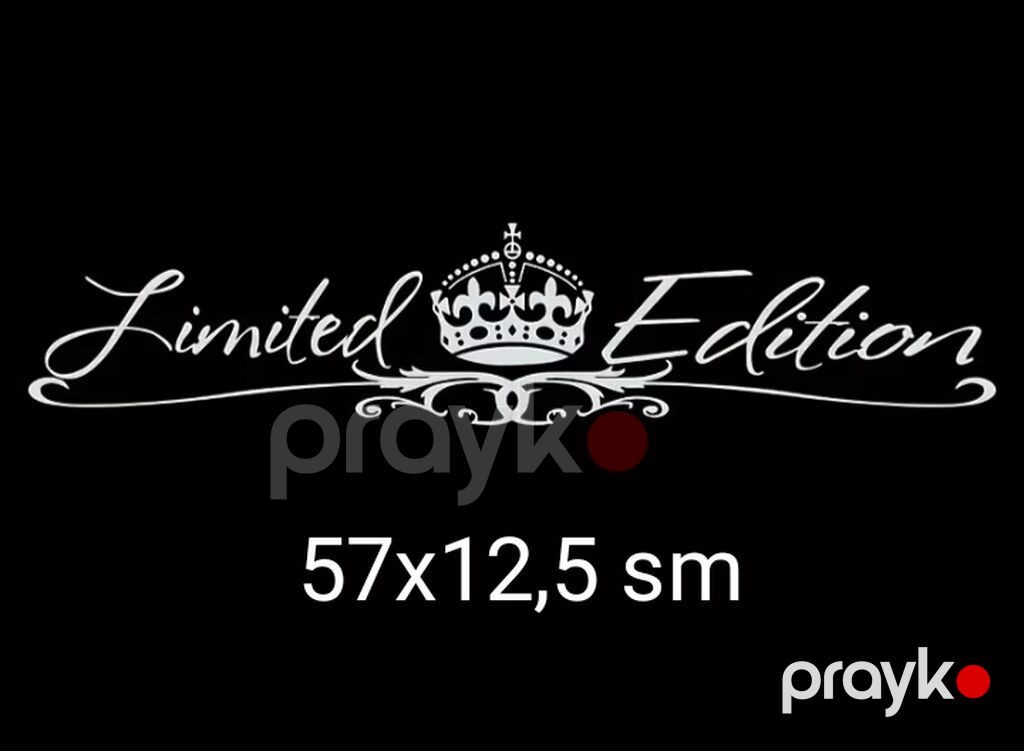 Avtomobil şüşəsi üçün “Limited Edition” vinil stiker - Dizayn: Zərif — Digər, Bakı (2)