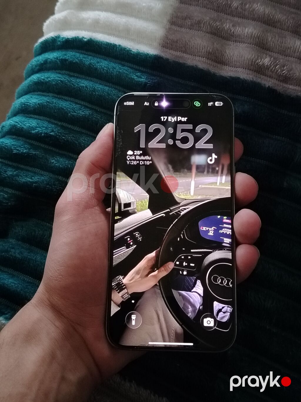 IPhone 15 Pro Max, Gümüşü, Face ID — Apple iPhone, Bakı (5)