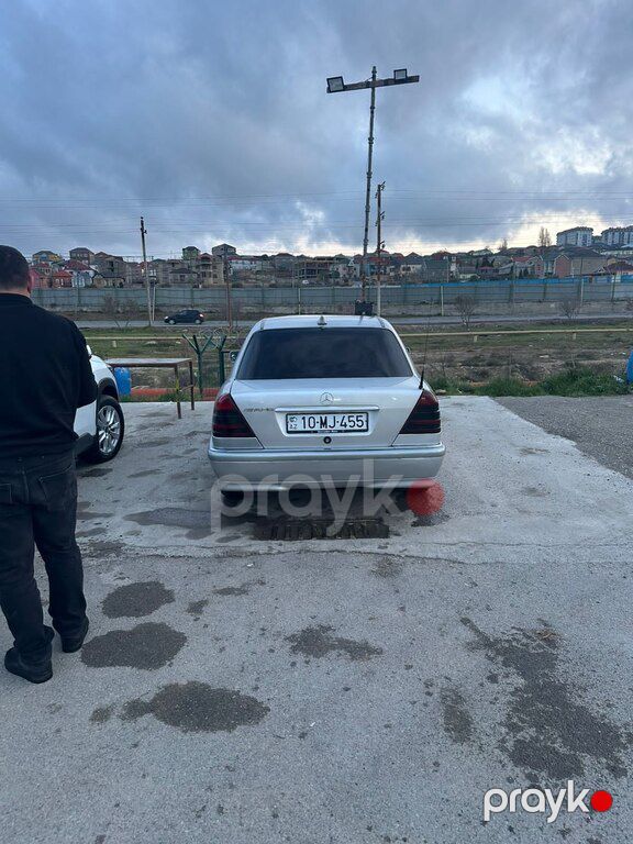 Mercedes C 180, 1.8 L, 1996 il, 354 557 km — Avtomobillər, Bakı (2)