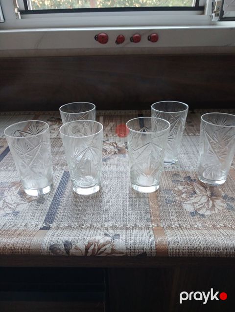 Stəkanlar, Şüşə, 6 ədədli dəst — Bakı