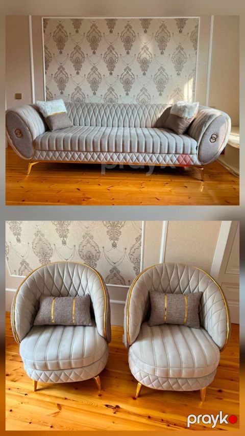 İşlənmiş, Divan, 2 kreslo — Bakı