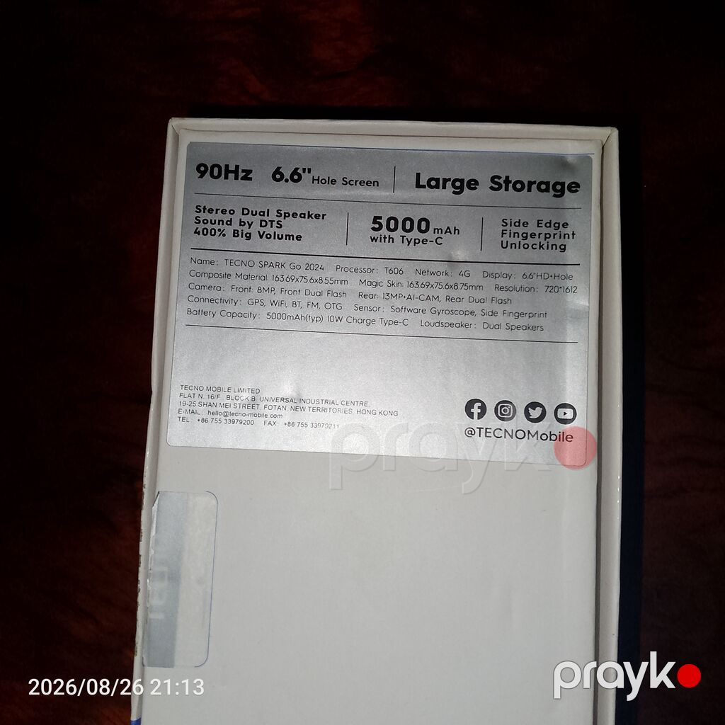 Tecno Spark Go 2024, 128 GB, İki sim kartlı — Tecno, Bakı (4)