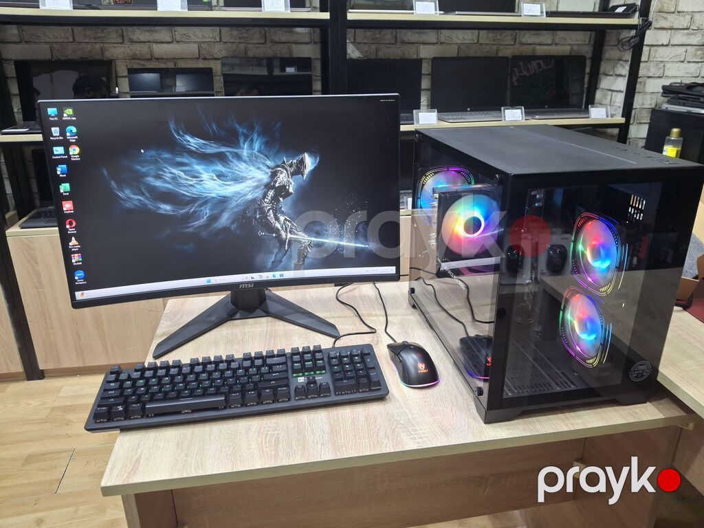 RTX 5060 8GB + i5-12400F + MSI 280Hz Gaming Setup Tam ideal — Masaüstü kompüterlər, Bakı (4)