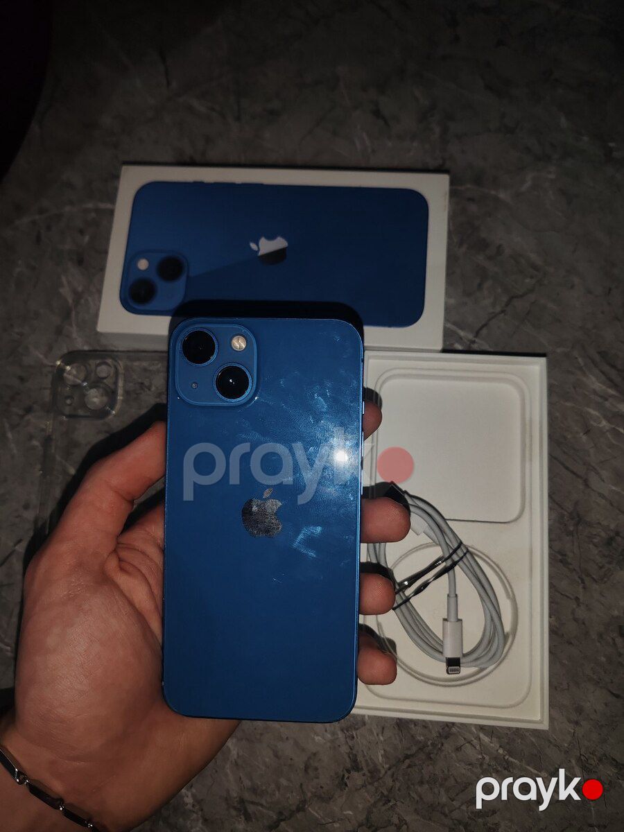 Apple iPhone 13 Blue 128GB/4GB — Smartfonlar, Bakı (3)