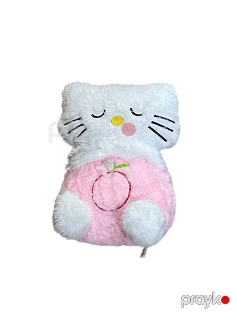 Yumşaq oyuncaq FSY-12034, peluş, çəhrayı/ağ, 25 sm — Bakı