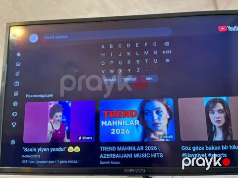 Shıvakı LED smart televizor - Ekran: nazik çərçivəli LED panel — Bakı