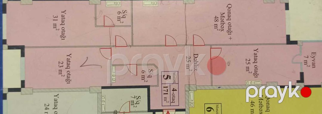 Satılır 4 otaqlı yeni tikili 171 m² — Mənzil, Bakı (12)