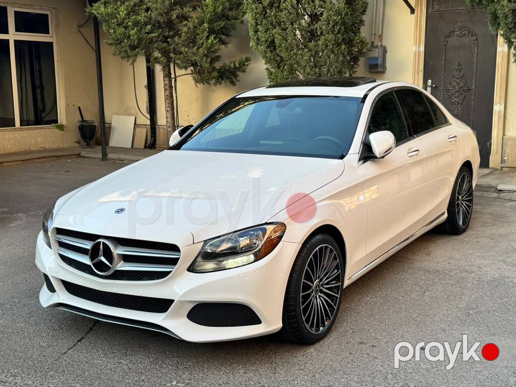 Mercedes C 300, 2.0 L, 2018 il, 63 940 km — Avtomobillər, Bakı (2)