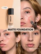 Sheglam Complexion Pro – uzunmüddətli, mat effektli tonal krem. “Fair” — auragifbox