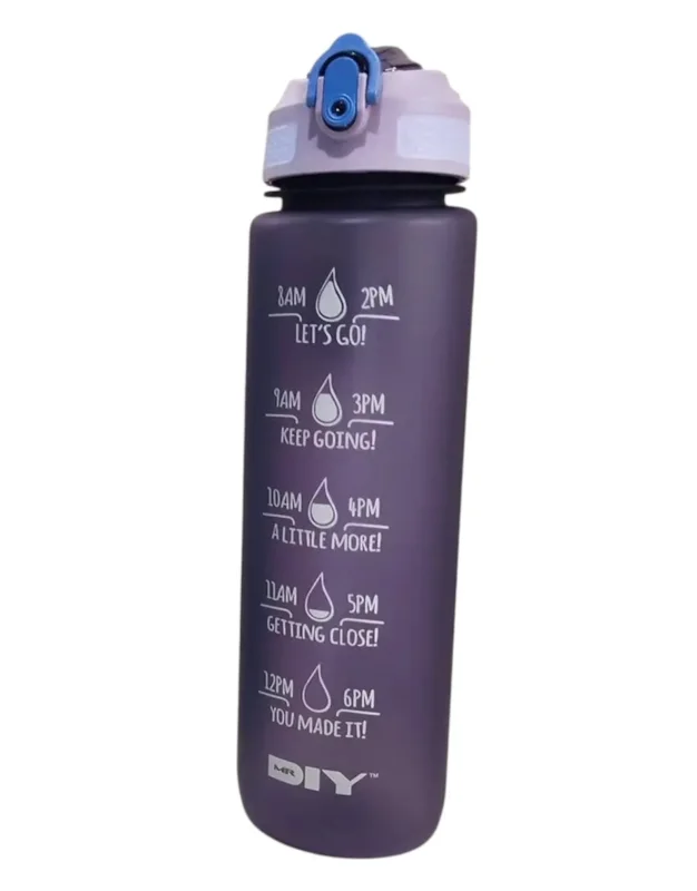 İdman su qabı WS1286, bənövşəyi, 1000 ml — Bakı