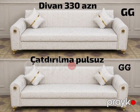 Yeni və Sifarişlə Divan 330 azn Açılan və bazalı 380 azn Ölçü çöldən — Bakı
