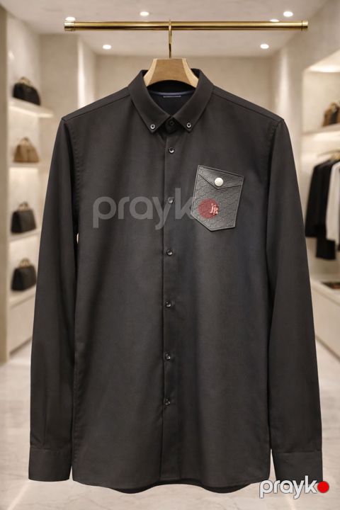 Kişilər üçün uzunqol köynək 2180312, qara, kətan, ölçü XXL — Bakı