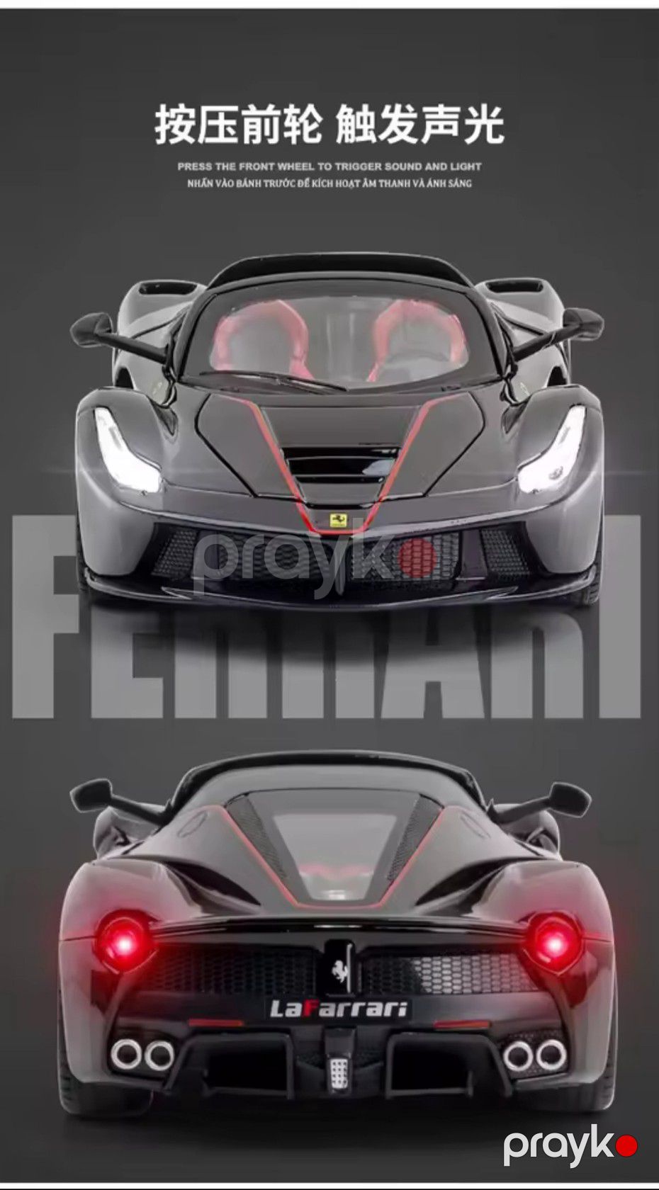 Avtomobil Modeli Ferrari Oğlan Ad günü Hədiyyə Kolleksiyası Ev Dekoru Miniatür 20x8x4 Sm — Mallar, Bakı (2)
