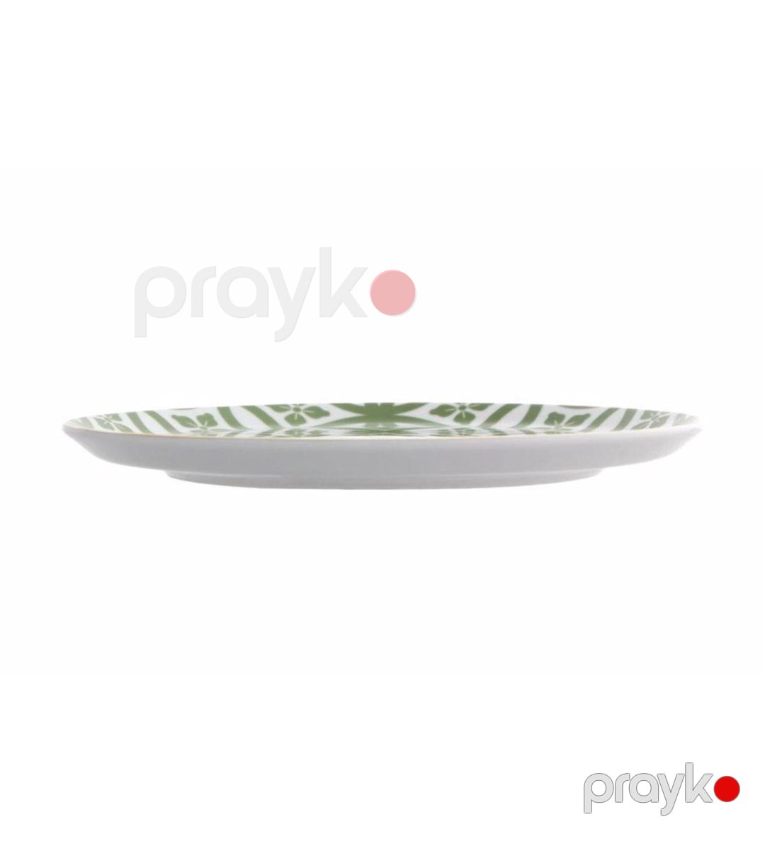 Boşqab Porland Morocco 04AP021459, farfor, yaşıl, 24 sm — Mallar, Bakı (3)