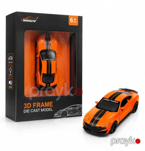 Radio ilə idarə olunan maşın 3D Frame, narıncı, 6+ yaş — Bakı