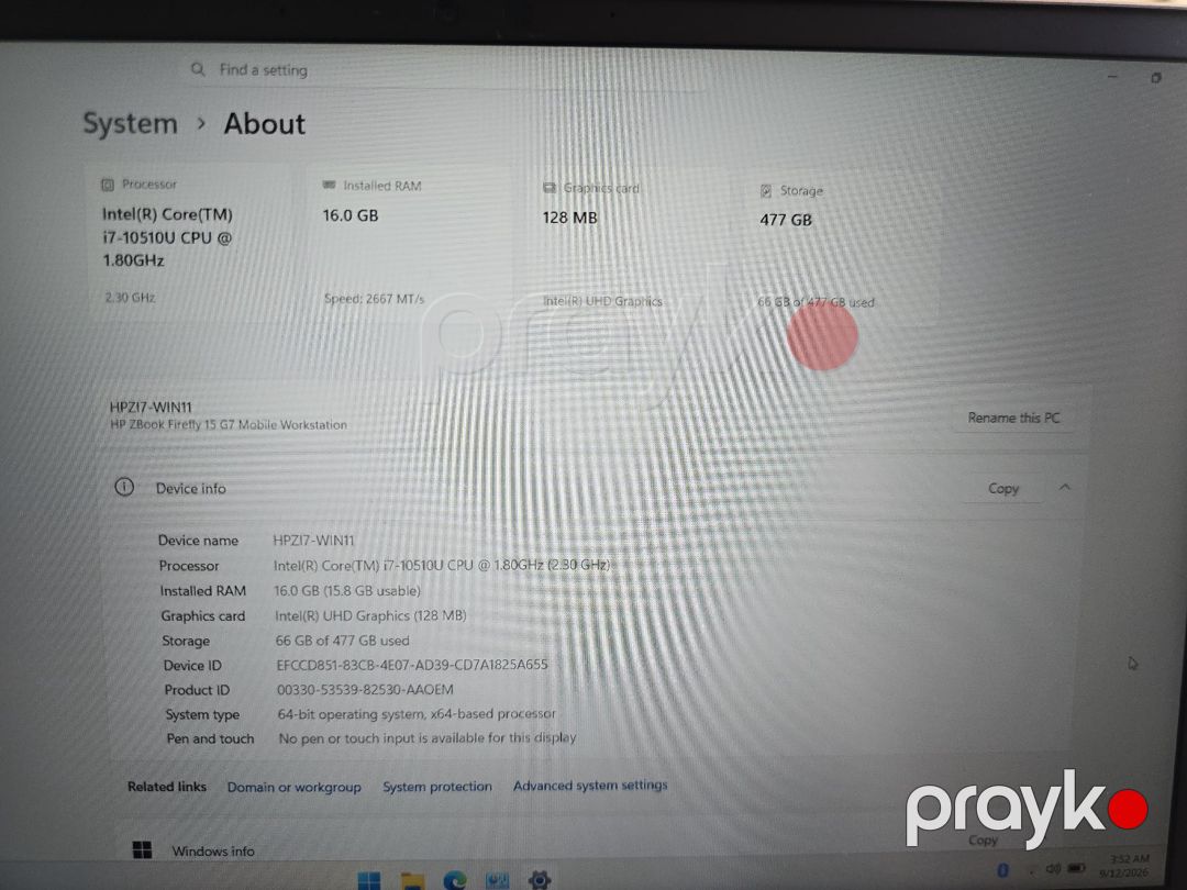 HP ZBook Firefly 15 G7 — Noutbuklar, Bakı (9)