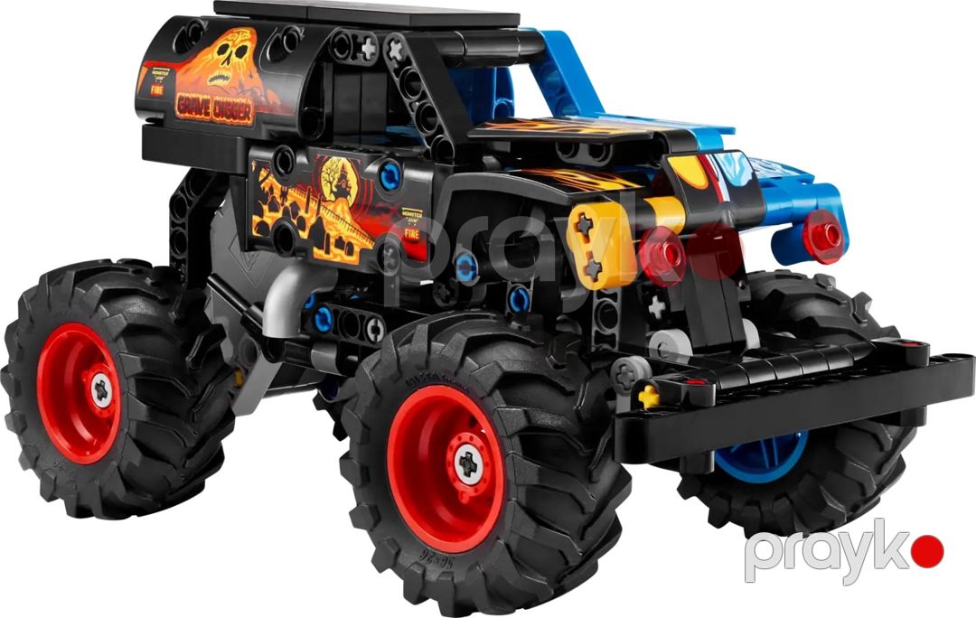 Konstruktor No Brand Technic Monster Jam Grave Digger Fire and Ice 42219 — Mallar, Bakı (3)