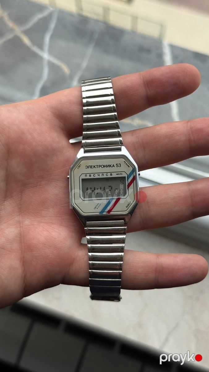 Elektronika 53 LCD 1988 qol saatı — Şəxsi əşyalar, Bakı (4)
