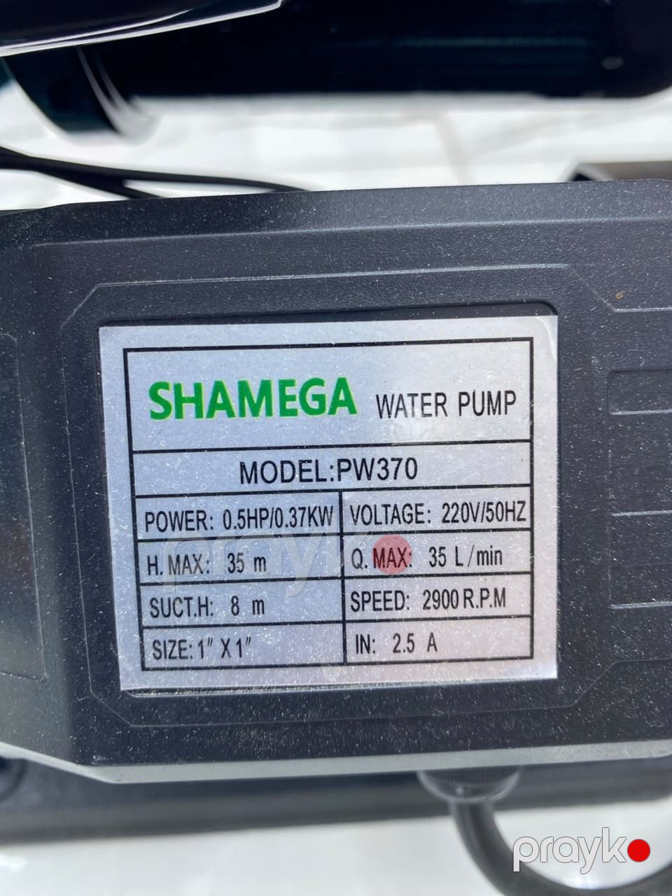 Səthi nasos Shamega PW370 — Mallar, Bakı (2)