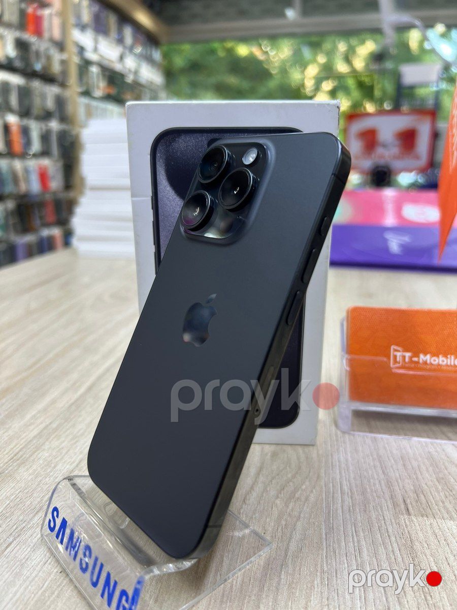 Apple iPhone 15 Pro Black Titanium 256GB/8GB — Smartfonlar, Bakı (3)