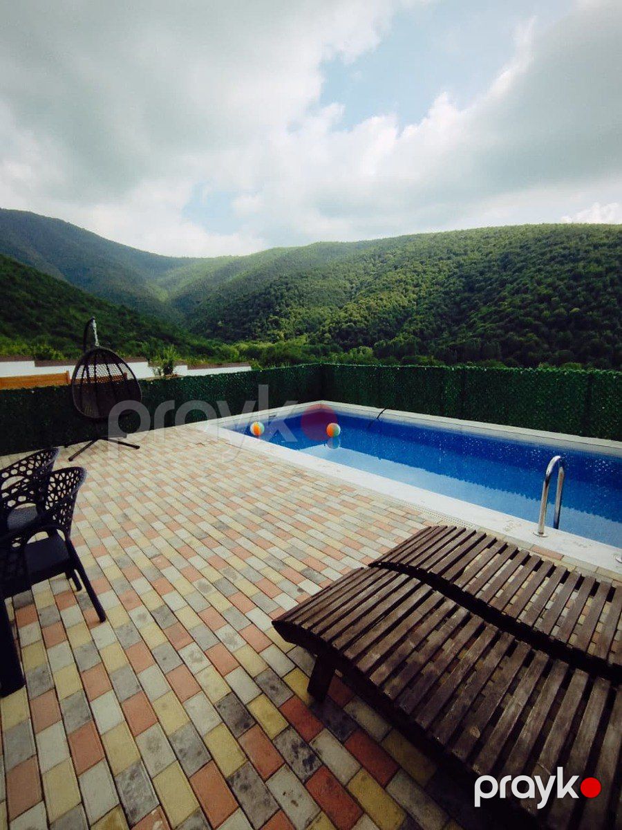 İcarəyə verilir 3 otaqlı həyət evi/bağ evi 85 m² — Ev, villa, Şəki (2)