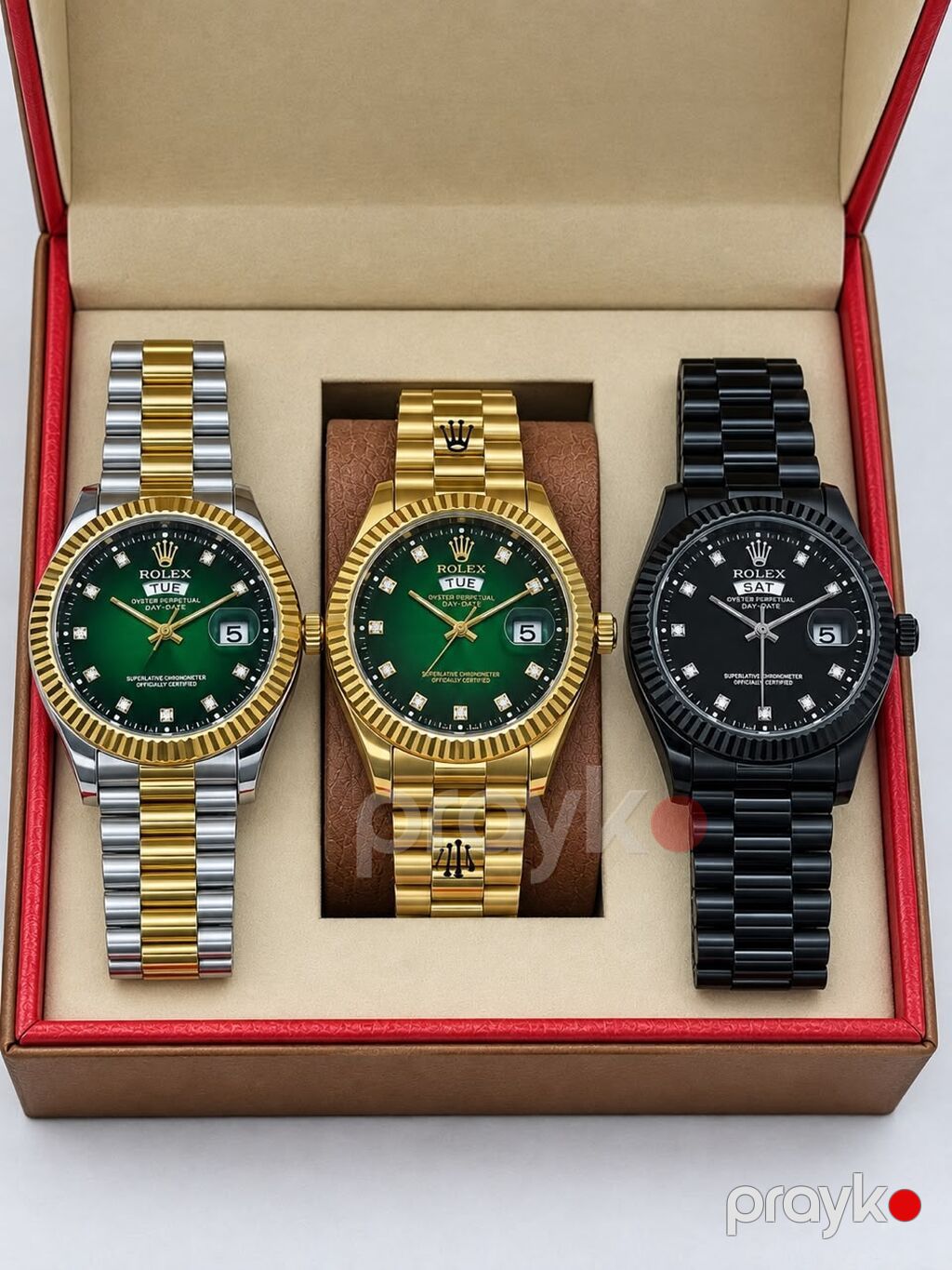 Yeni, Qol saatı, Rolex, rəng - Yaşıl — Qol saatları, Bakı (6)