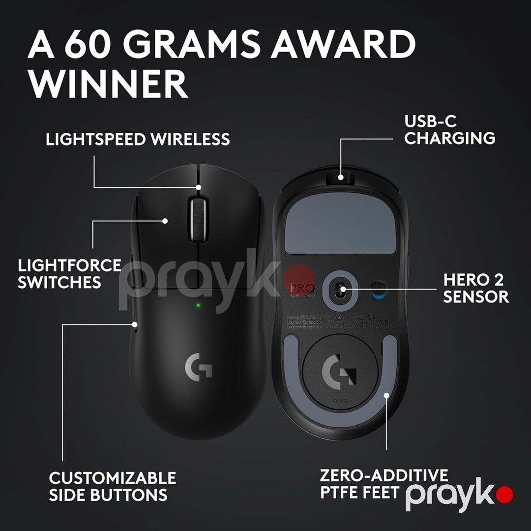 Mouse Logitech G Pro X Superlight 2 Wireless — Periferik cihazlar, Bakı (11)
