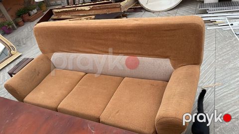 Divan və uyğun kreslo dəsti - Dizayn: Retro üslublu, yüksək arxa — Mehdiabad