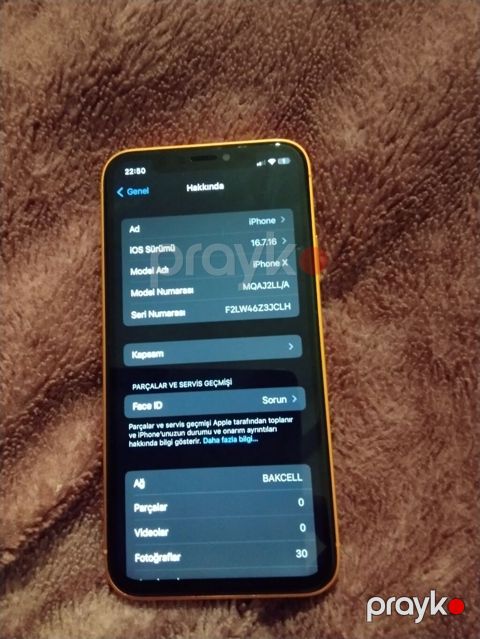 IPhone X, Qızılı, Face ID — Bakı