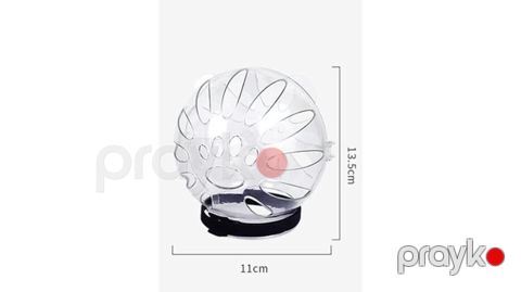 Qoruyucu yaxalıq 13.5x11 sm, şəffaf/qara — Bakı
