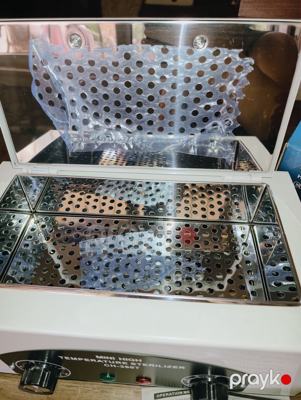 Yüksək temperaturla sterilizasiya edən quru hava tipli cihaz Manikür — Kreslo, Bakı (2)