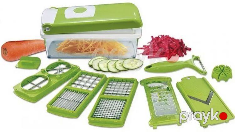 Tərəvəz doğrayıcı Nicer Dicer NT17, yaşıl — Mallar, Bakı (3)