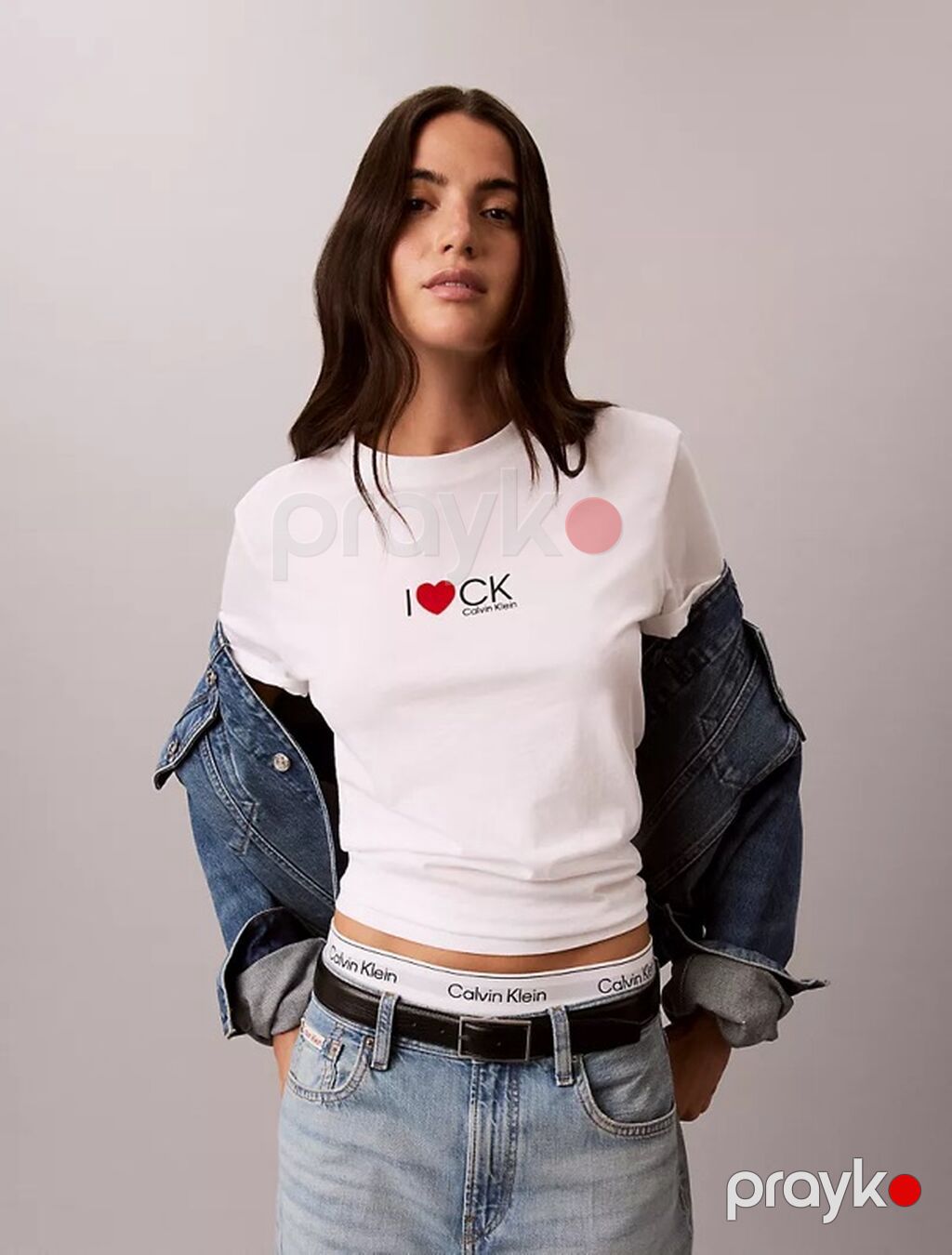 Futbolka, Calvin Klein, M, rəng - Ağ — Futbolka və polo, Bakı (2)