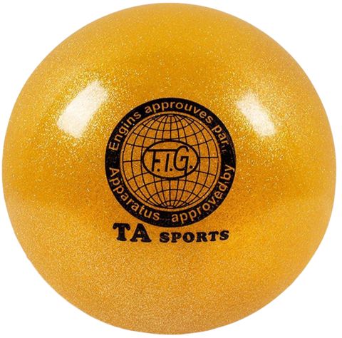 Bədii gimnastika üçün top WS0660, qızılı, 16 sm — Bakı