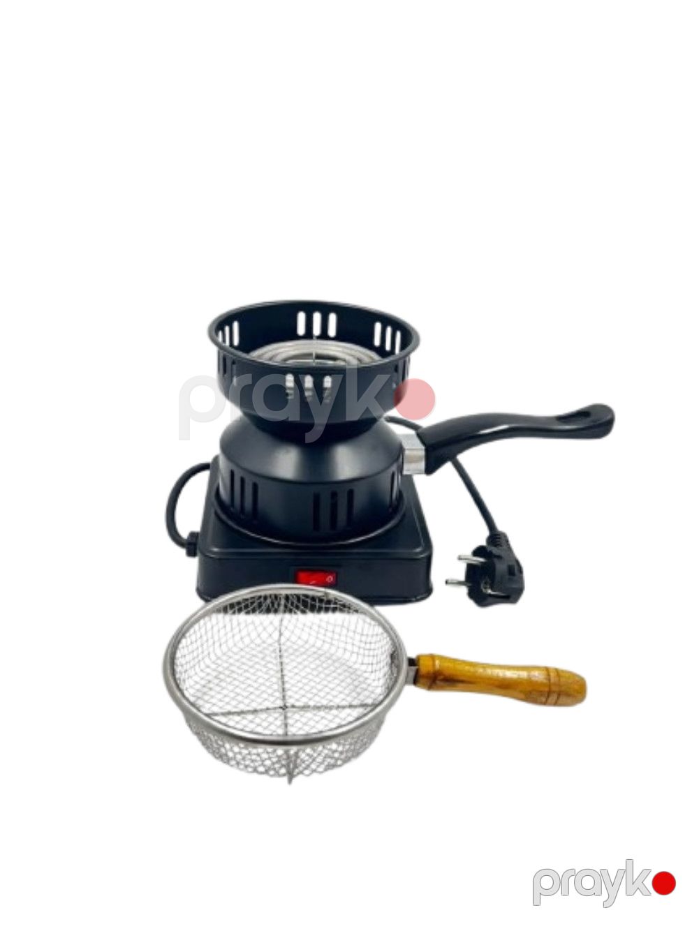 Kömür yandırmaq üçün elektrik plitə 2756, qara — Mallar, Bakı (2)