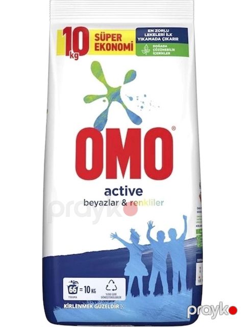 Yuyucu toz OMO Matik Active, ağ və rəngli paltarlar üçün, avtomat, ətirsiz, 10 kq — Bakı