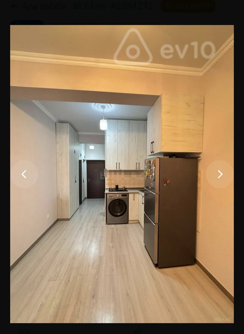 2 otaqlı mənzil, 40 m², Süleyman Rüstəm küçəsi — kirayə — Mənzil, Bakı (4)
