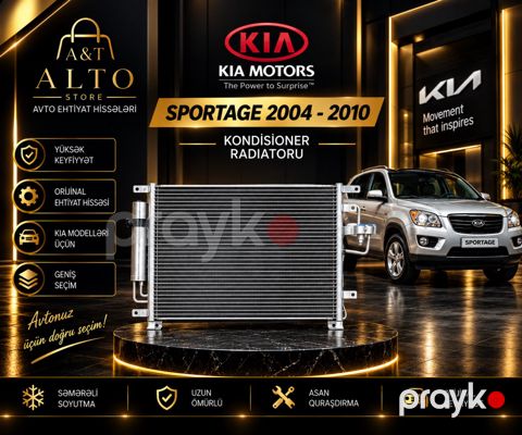 Kia Sportage 2004-2010 kondisioner radiatoru — Bakı