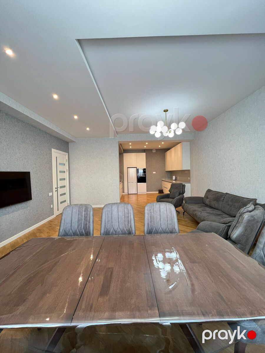 İcarəyə verilir 3 otaqlı yeni tikili 130 m² — Mənzil, Bakı (9)