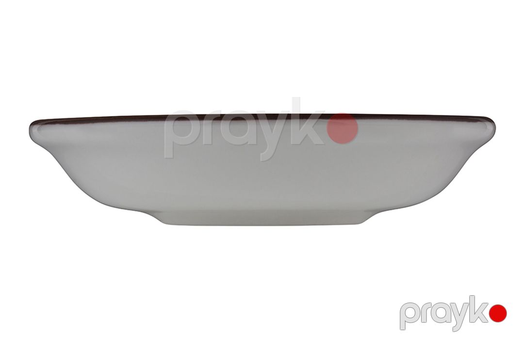 Dərin boşqab ID-Fine Modest Brown Lona, farfor, ağ/qəhvəyi, 60 ml, 10 sm — Mallar, Bakı (3)