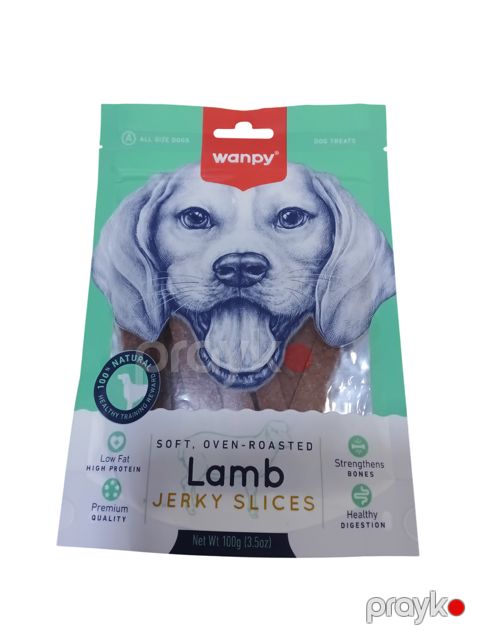 İtlər üçün məzə Wanpy Lamb Jerky Slices, 100 q — Bakı